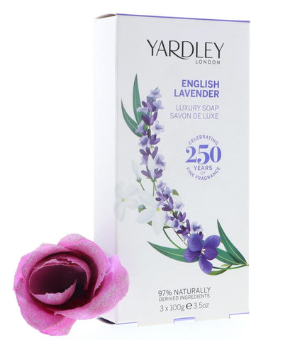 Yardley London Value Pack Luxury Soap 3x100g English Lavender