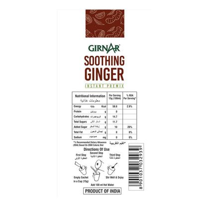Girnar Instant Premix Soothing Ginger Natural Drink