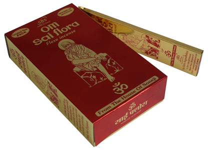 Om Sai Flora Flux Incense, 12 Packs - Incense Sticks
