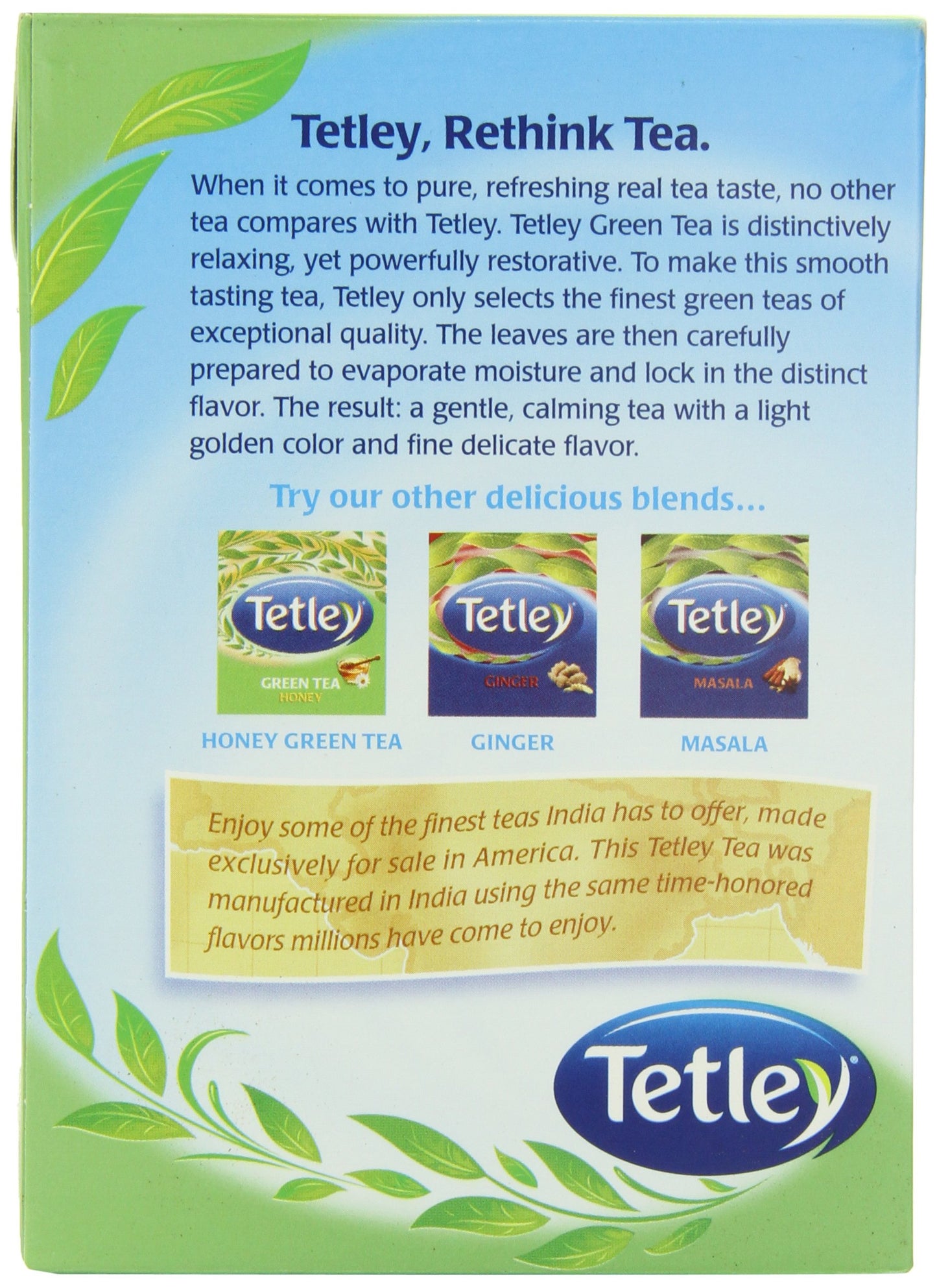 Tetley-Natural Green Tea 72 teabags