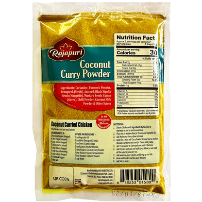 Rajapuri Mixed Spices | Coconut Curry -85g / 3 Ounce | Brings The Taste Of The Caribbean Home