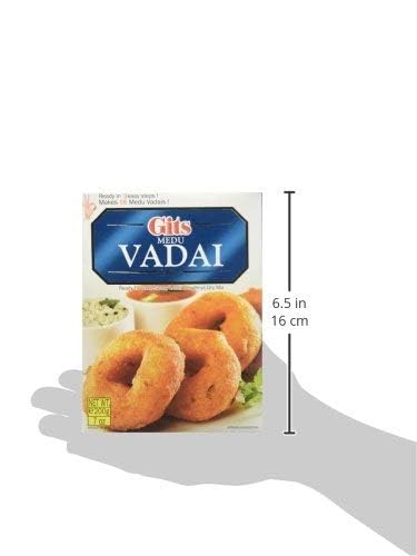 Gits Instant Mix Box - 600gm (Pack of 3 x 200gm) | Ready to Cook Indian Breakfast/Lunch/Dinner/Snack Meal | No Artificial Colors, Flavors, Preservatives, 100% Vegetarian, Easy Recipe (Medu Vada)
