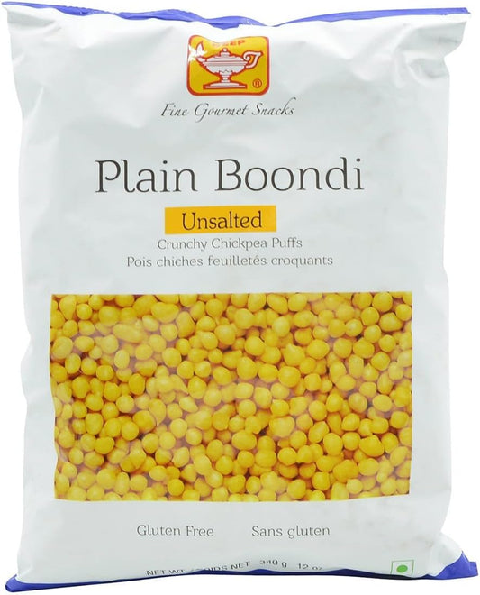 Deep, Plain Boondi - Unsalted, 340 Grams(gm)