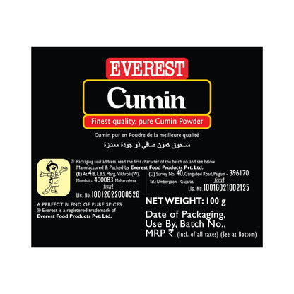 Everest Cumin Powder Carton 100g