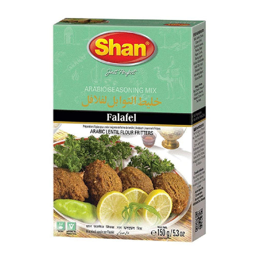 Shan Falafel Arabic Seasoning Mix 5.29 oz (150g) - Spice Powder for Arabic Style Lentil Flour Flitters