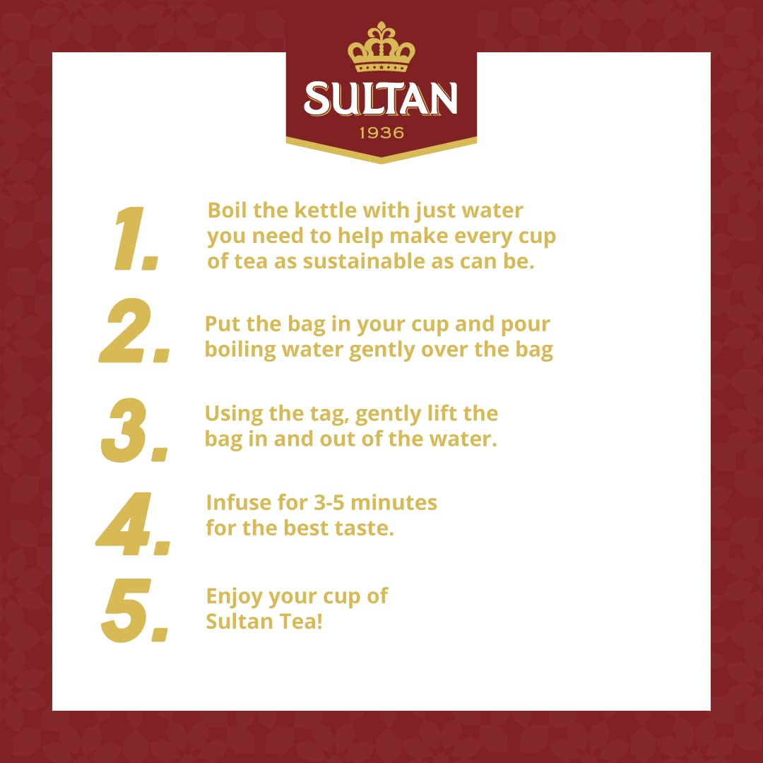 SULTAN TEA Moroccan Green Tea with Pure Mint & Tiznit Herbal Green Teas (Single Pack - 20 Tea Bags)