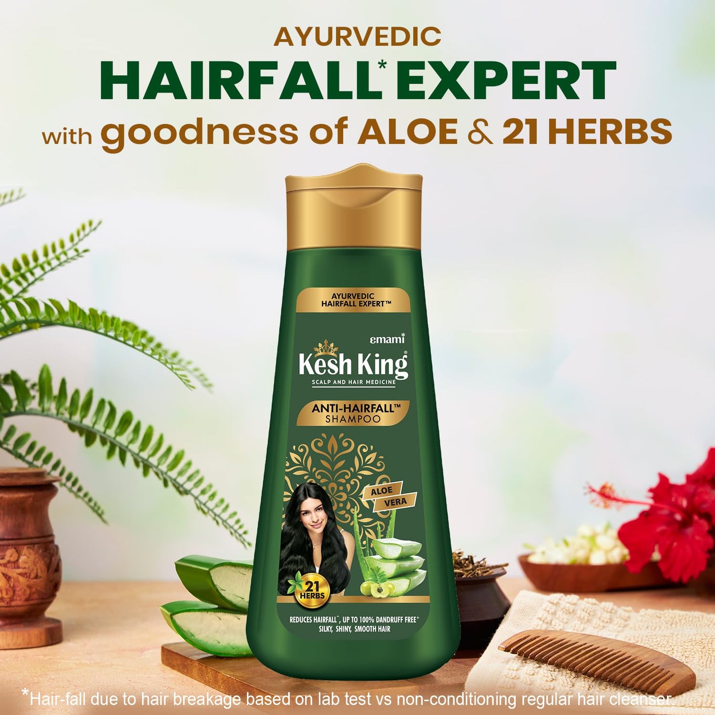 Emami Kesh Kingh Scalp and hair medicine anti - hairfall shampoo- 340ml