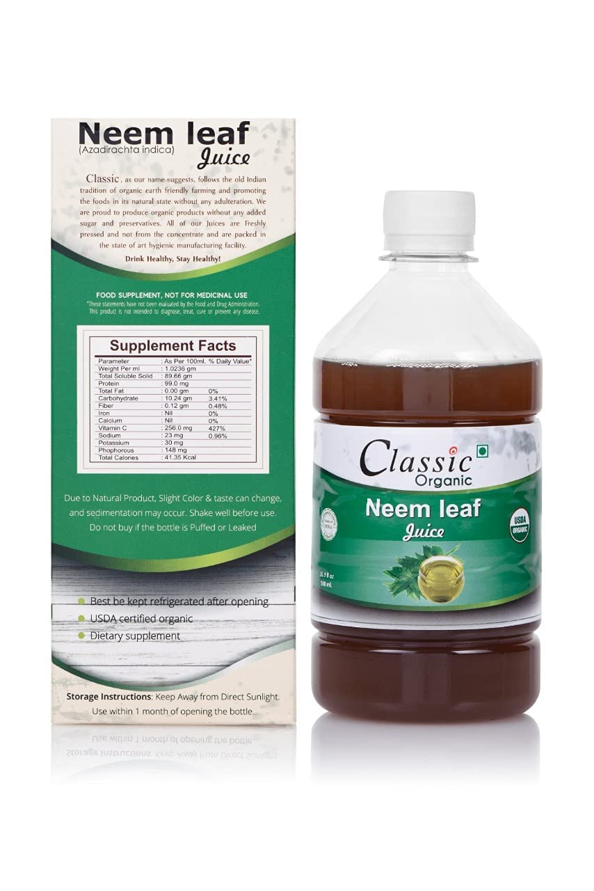 Classic Organic Neem Leaf Juice 500ml