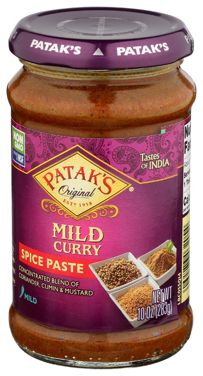 Patak's Mild Curry Paste 10 oz - Pickles & Paste