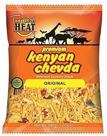 Tropical heat Kenyan chevda - original - 340g - (pack of 4)