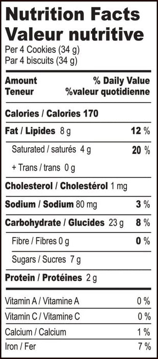 Britannia Good Day Cashew Cookies Family Pack 8.15oz (231g) - Breakfast & Tea Time Snacks - Delicious Grocery Cookies - Halal and Suitable for Vegetarians (Pack of 8)