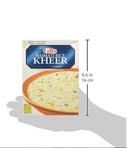 Gits Basmati Rice Kheer 3.5 Oz Pack of 4