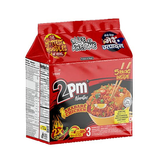 2PM 2X Akabare Chicken flavoured hot and spicy noodles