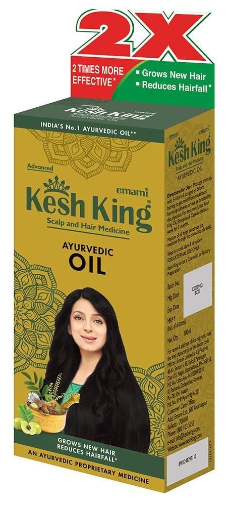 Kesh King Herbal Ayurvedic Hair Oil For Hair Growth 300ml - 1 Pack