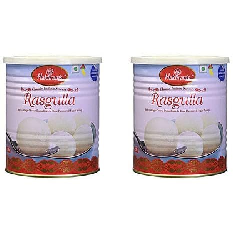Pack Of 2 - Haldiram's Rasgulla - 1 Kg