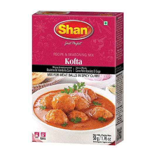 Shan Kofta Recipe and Seasoning Mix 1.76 oz (50g) - Spice Powder for Meat Balls in Traditional Spicy Curry  (1.76 Ounce (Pack of 1))