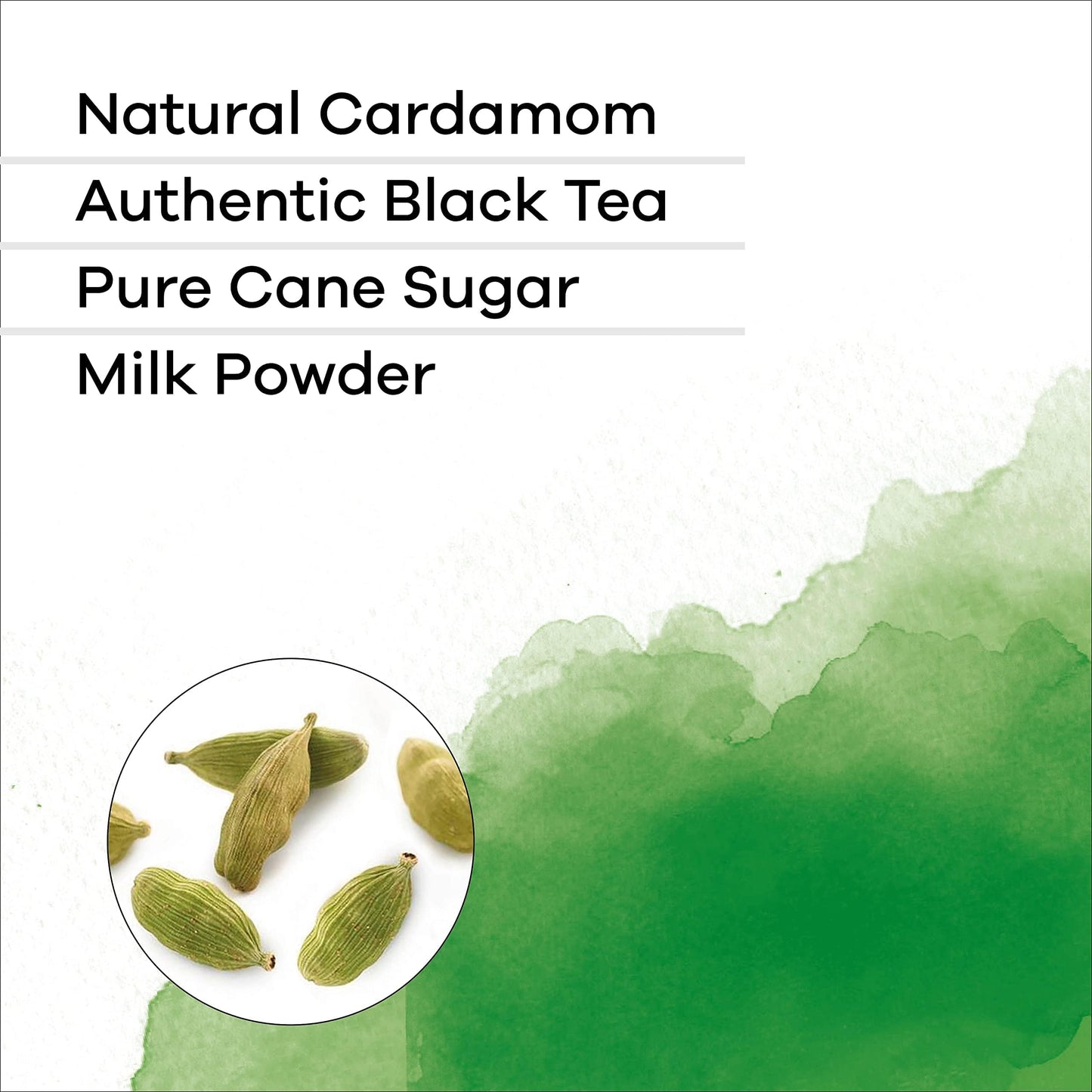 Quick Tea Cardamom Chai 10 pouches - Food / Masala / Dal