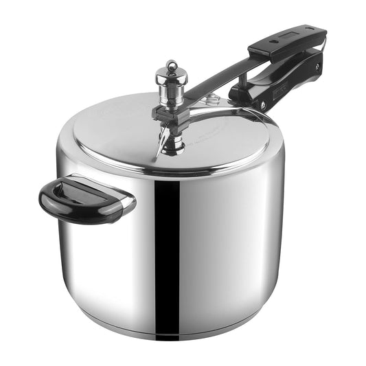 Vinod Pressure Cooker Stainless Steel  Inner Lid - 7 Liter  Sandwich Bottom  Indian Pressure Cooker  Induction Friendly Cooker  Best Used For Indian Cooking, Soups, and Rice Recipes, Quinoa