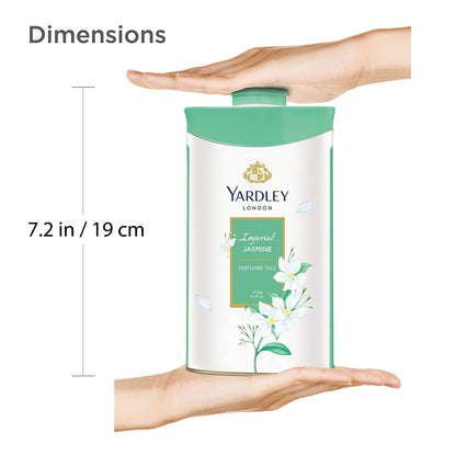 Yardley London Imperial Jasmine Perfumed Talc for Women, 250g - Indian Hair Products