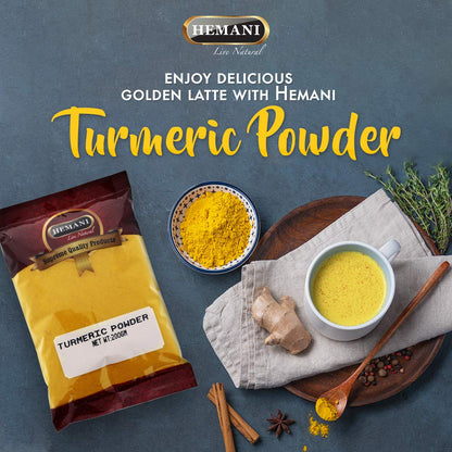 Hemani 100% Natural Turmeric Root Powder 400g (14.1 OZ) | Haldi | Curcumin | Curcuma