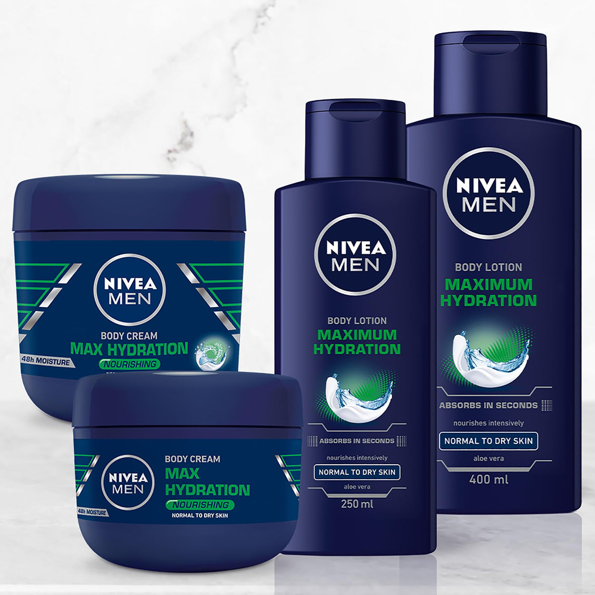 Nivea Men Max Hydration Body Cream 13.5 oz