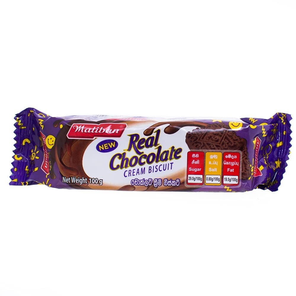 Maliban Chocolate Cream Biscuit 100g