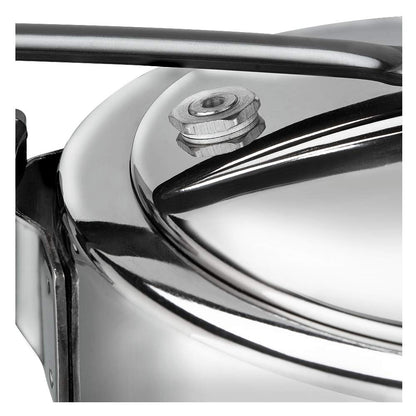 Vinod Pressure Cooker Stainless Steel Inner Lid - 3 Liter Sandwich Bottom Indian Pressure Cooker Induction Friendly Cooker Best Used For Indian Cooking, Soups, and Rice Recipes, Quinoa