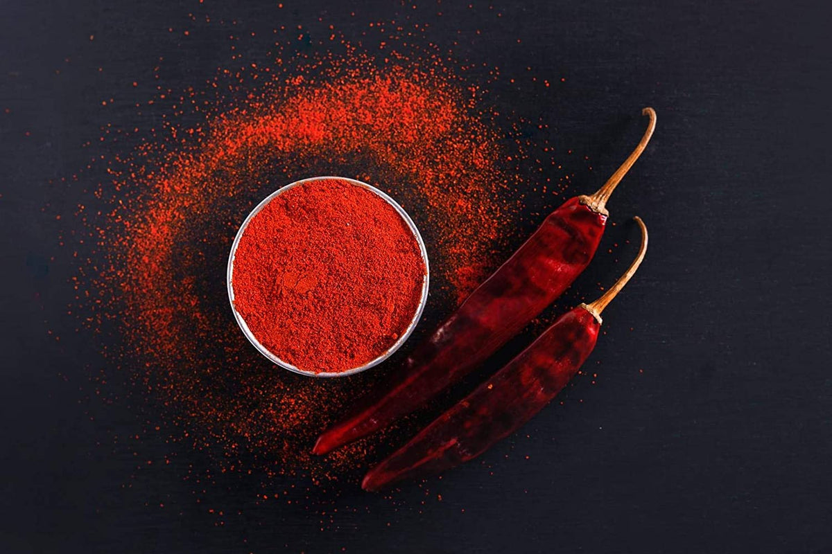 HEMANI Red Chilli Powder - Indian Spice 200G (7 OZ) - Gluten Free - NON-GMO - Vegan - No Color Added - No Salt or fillers - Indian Origin