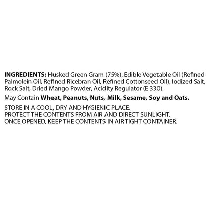 Bikano Moong Dal, Indian Namkeen (Plain, 35.2oz)