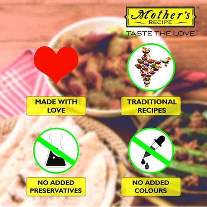 Mother's Recipe Lime Pickle HOT 500 gms - Indian Pickles