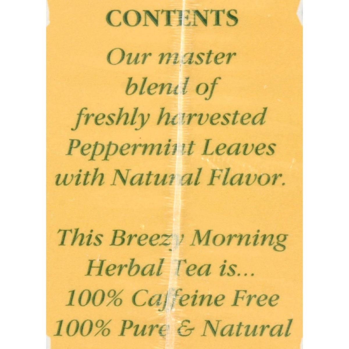 Breezy Morning Peppermint Harvest Tea 20 teabags (Pack of 1)