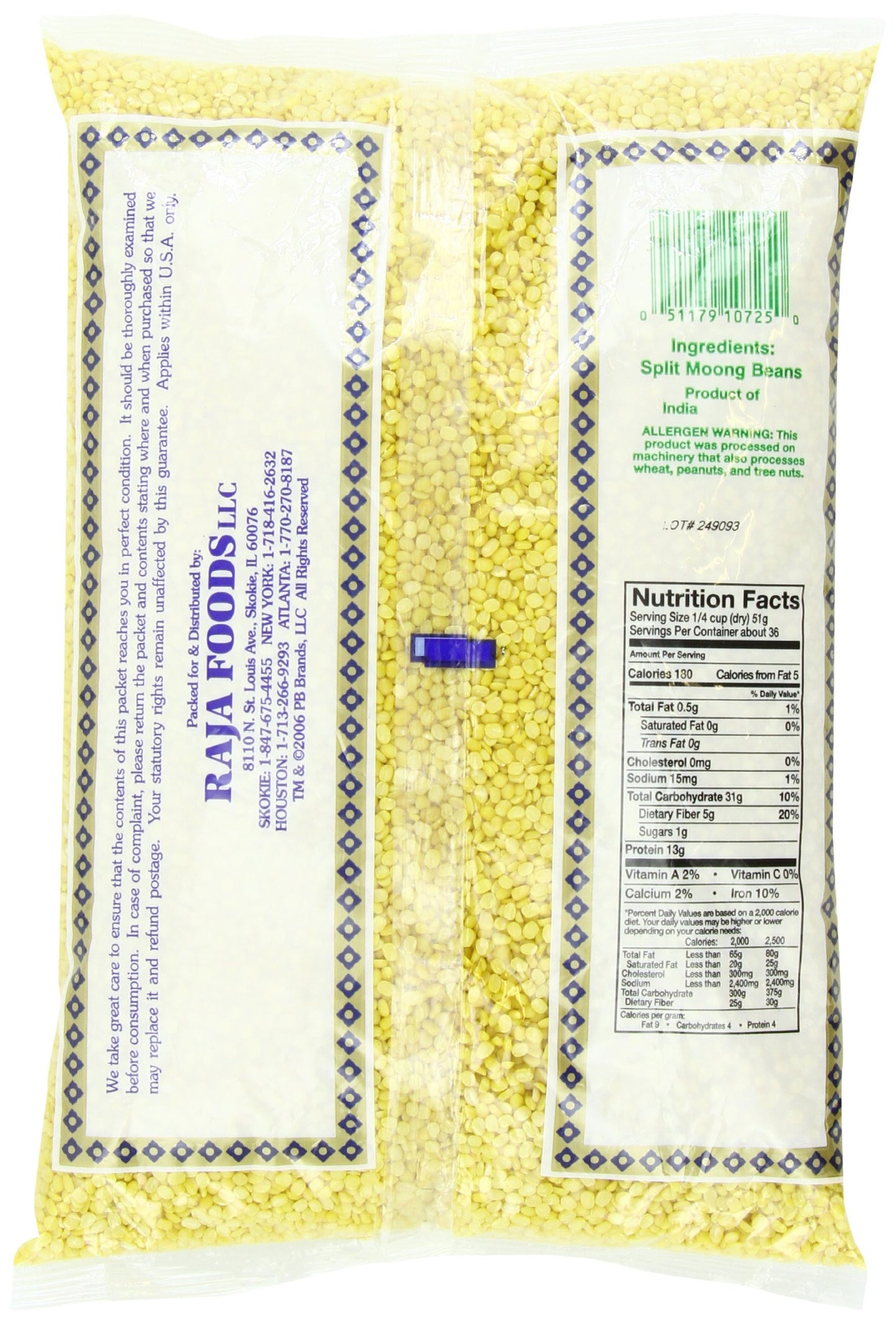 Swad Moong Dal 4 lbs - Dal Lentils