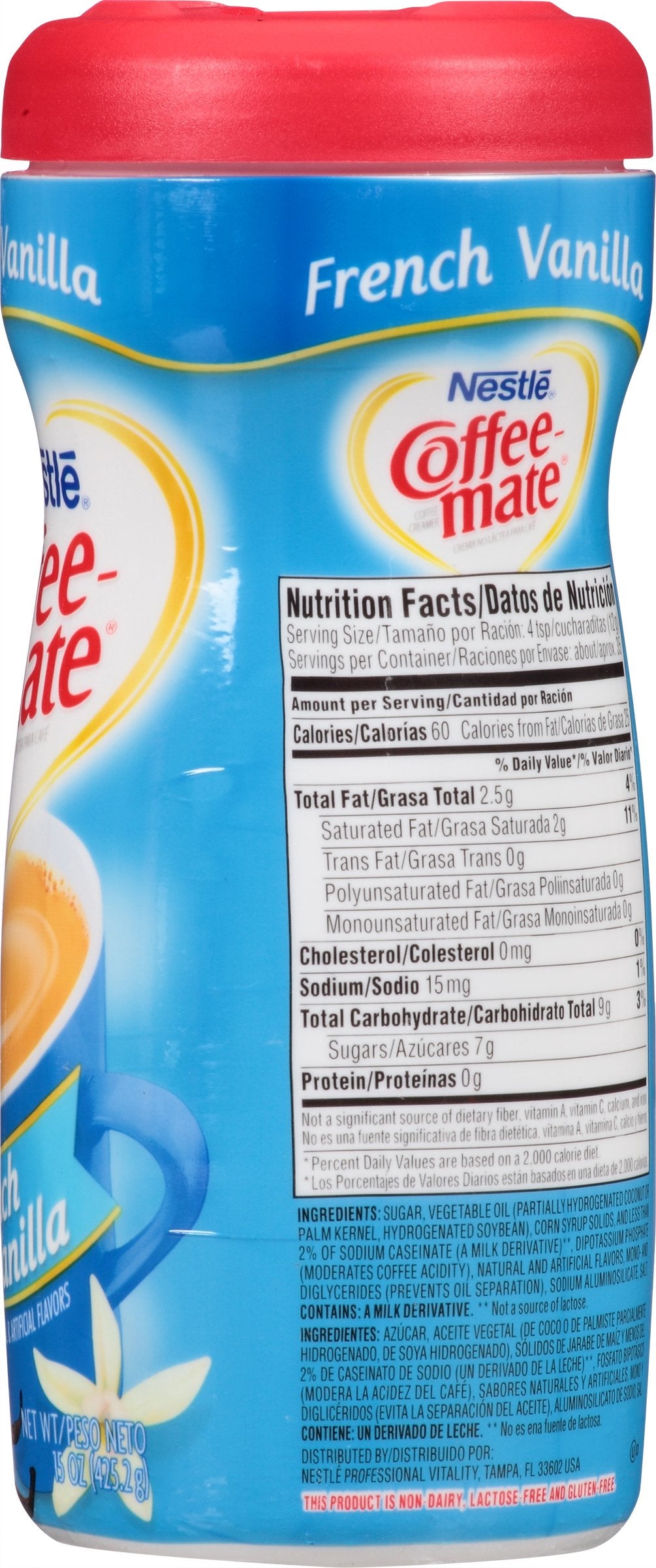 Nestle Coffee Mate french Vanilla 15 Oz - Indian Coffee