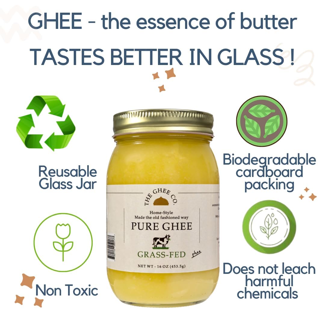 Grassfed Pure Ghee 16 Oz - Cow Ghee