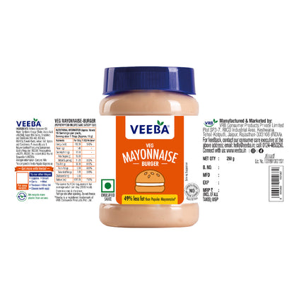 Veeba Veg Mayonnaise Burger (250g)