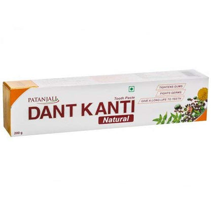 Patanjali Dant Kanti Dental Toothpaste - 200 g (Pack of 2)