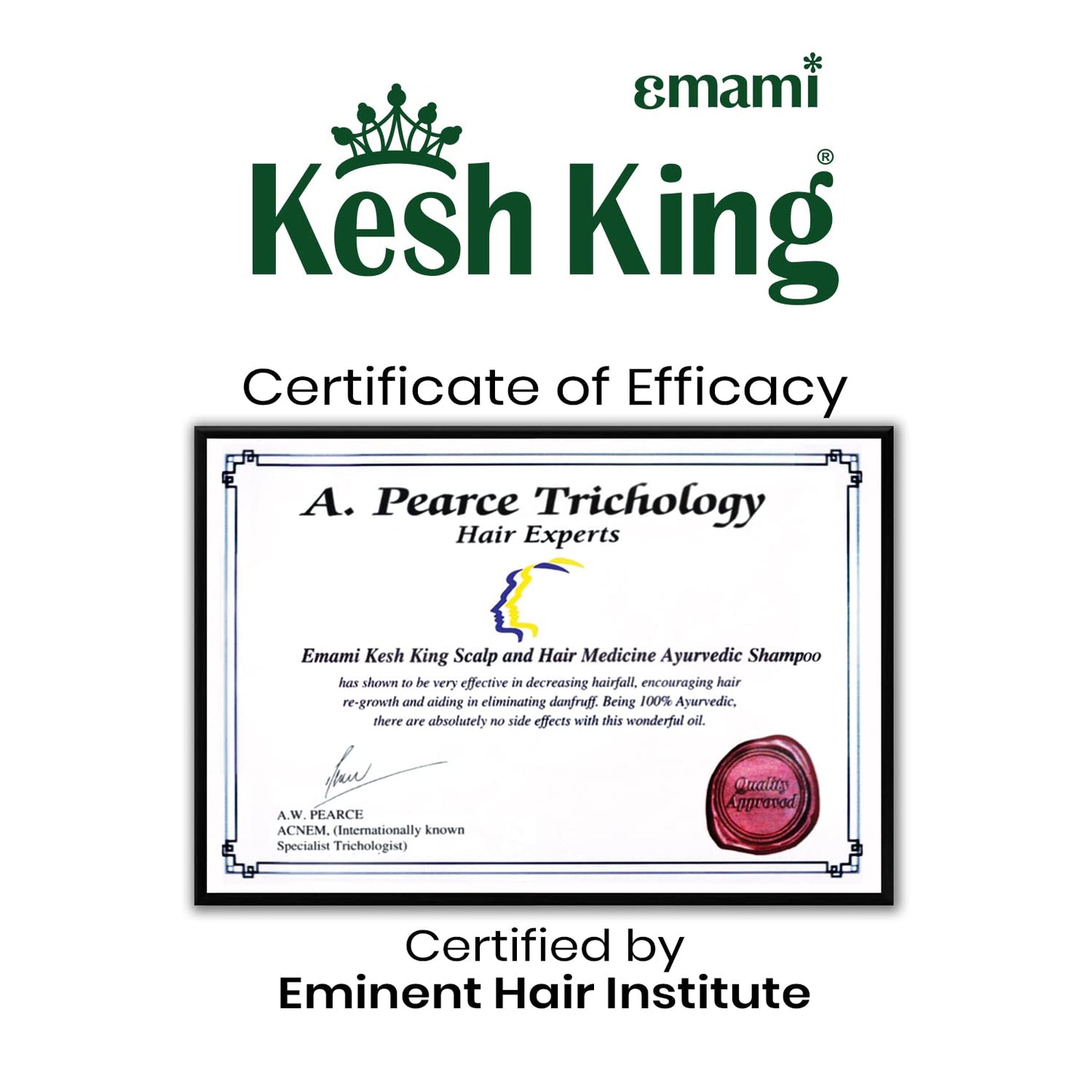 Emami Kesh Kingh Scalp and hair medicine anti - hairfall shampoo- 340ml