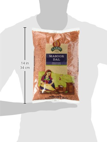 Laxmi Masoor Dal Split Red Lentils 4 lbs - Dal Lentils