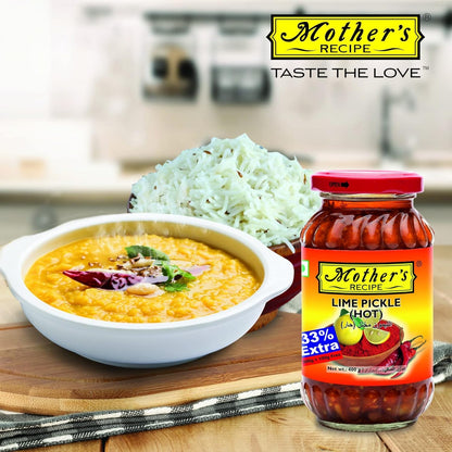 Mother's Recipe Lime Pickle HOT 500 gms - Indian Pickles