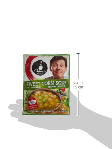 Ching's Secret Sweet Corn Soup with Real Vegetables - Ready in 5 Minutes 1.94 Oz.