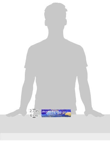 McVitie's Rich Tea Biscuits - (2 Pack) | England's Favourite Best Of British Packed For Zuvo Crunchy and Soft, Healthiest and Lowest Calorie Diabetic-Friendly, Protective Packaging - 300g