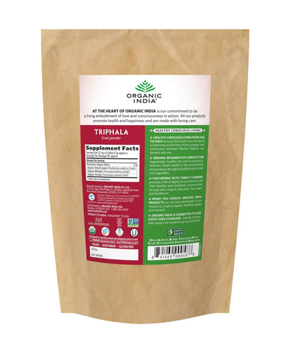 ORGANIC INDIA Triphala Herbal Supplement Powder 1lb Bag