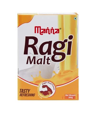 Manna Ragi Malt - 200 gms ( 7oz )