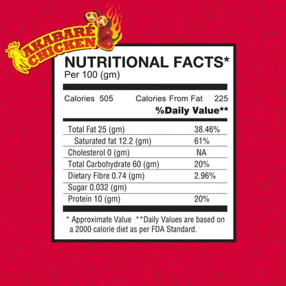 2PM 2X Akabare Chicken flavoured hot and spicy noodles