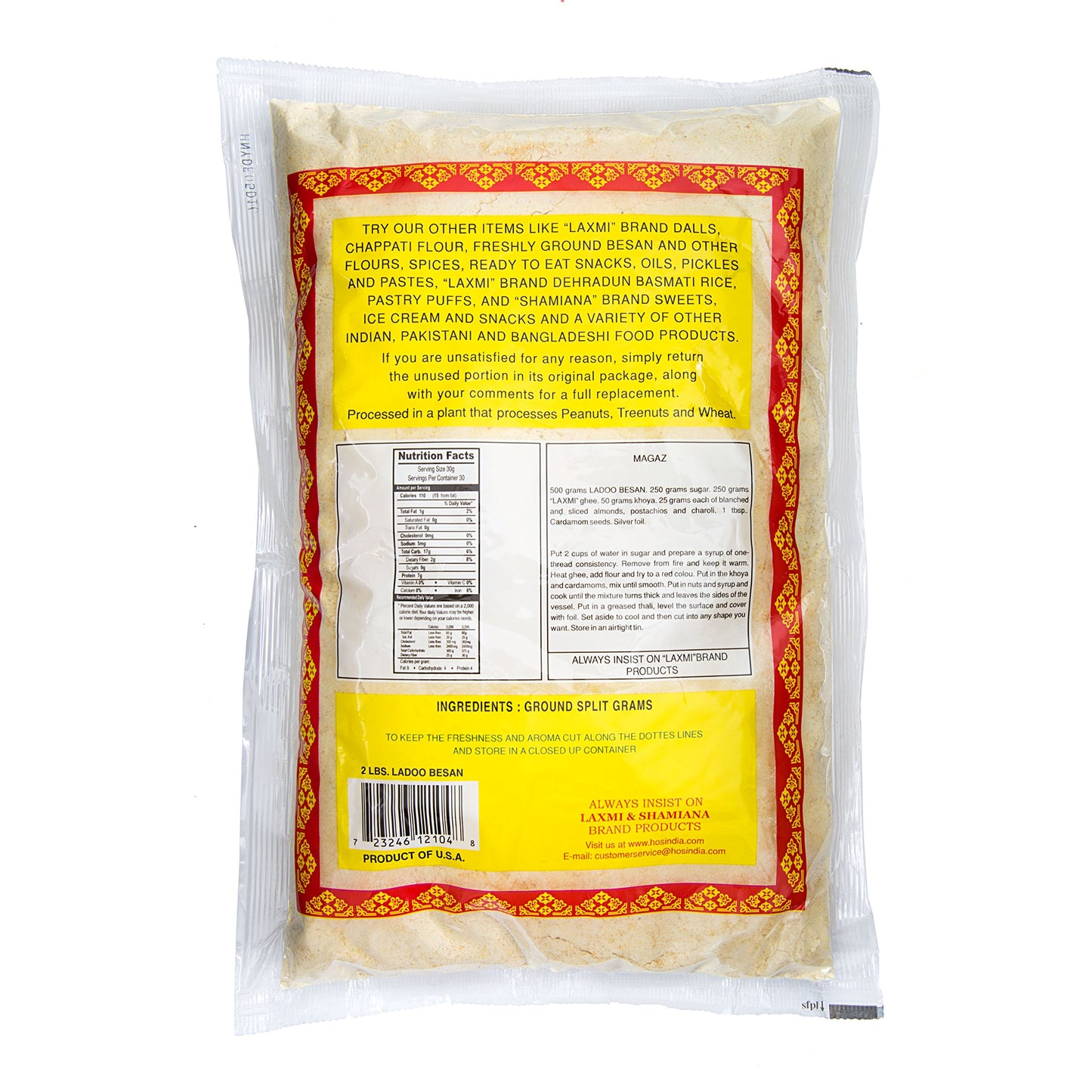 Laxmi Ladoo Besan 2 lbs - Gourmet Indian Good