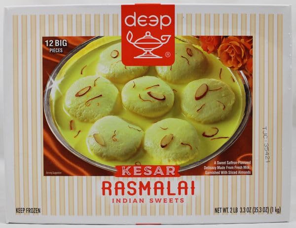 Deep Kesar Rasmalai 12Pcs 2lb