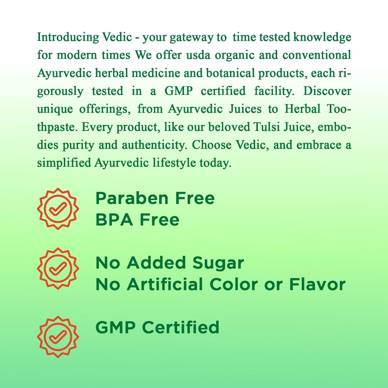 Vedic Juice Ayurvedic Neem Karela Jamun Juice - Original Flavour - Pure Herbal Juice -33.08 Floz (1000 ML)