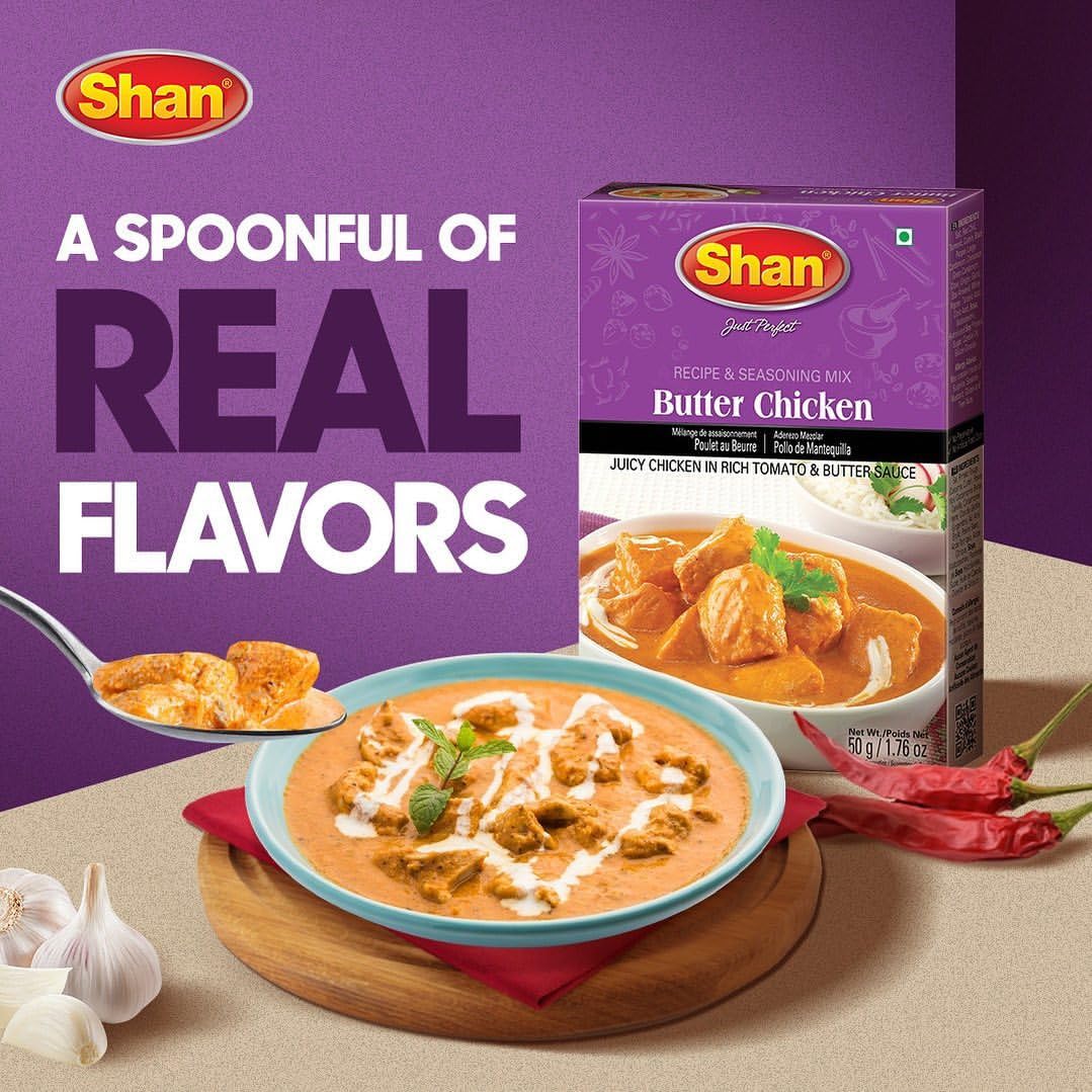 Shan Seasoning Mix -butter Chicken 50 gms - Shan Masala