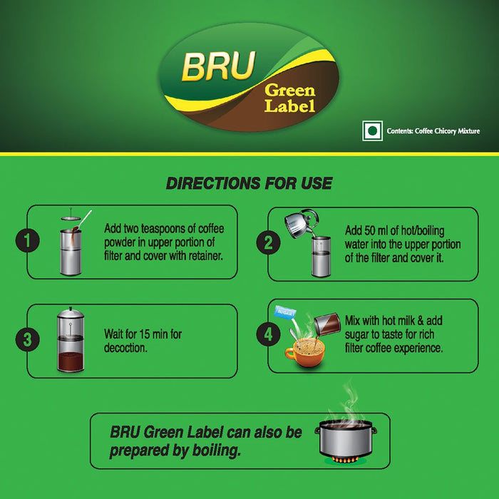 Bru Green Label Coffee 500 gms