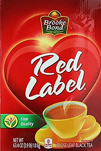 Brook Bond Red Label Fine Quality Loose Leaf Black Tea  1.8 Kgs